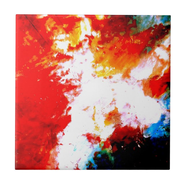 Azulejo Arte de resumen creativo (Frente)