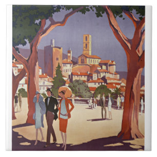 Azulejo Arte de Verano Vintage Grasse