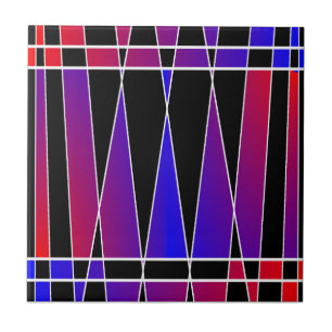 Azulejo Arte Deco "fracturado" por Kenneth Yoncich