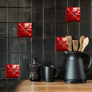 Azulejo Arte Deco Rojo
