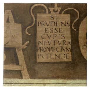 Azulejo Arte, "del ciclo de las humanidades (fresco)