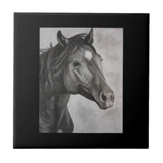 Azulejo Arte dibujado a mano de caballo