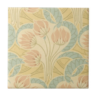 Azulejo arte elegante flor nouveau floral