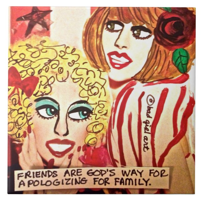 Azulejo Arte en la pared de mosaico (Frente)