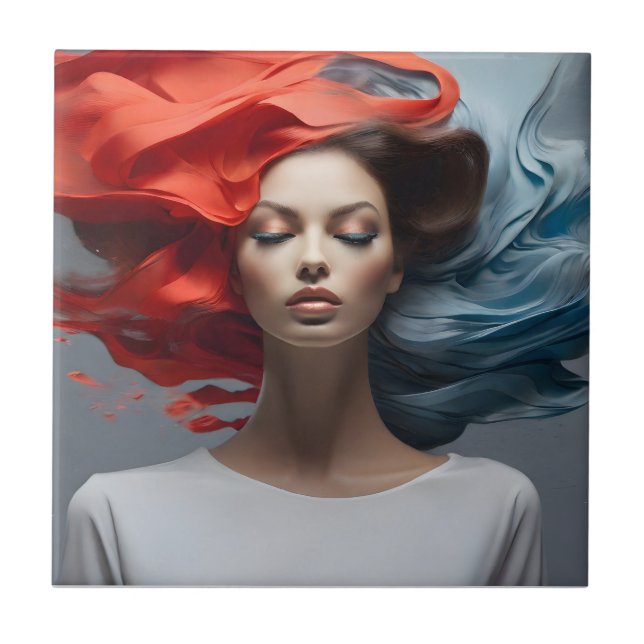 Azulejo Arte fino de moda (Frente)