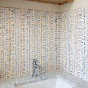 Azulejo Arte folclórico escandinavo con un motivo nórdico