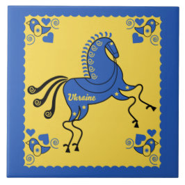 Azulejo Arte folclórico eslavo tradicional de Ucrania