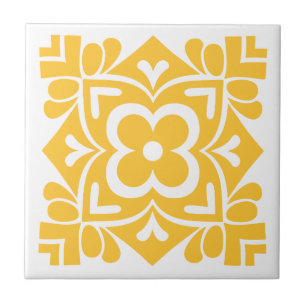 Azulejo Arte Folclórico Flor