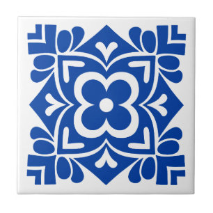 Azulejo Arte Folclórico Florido