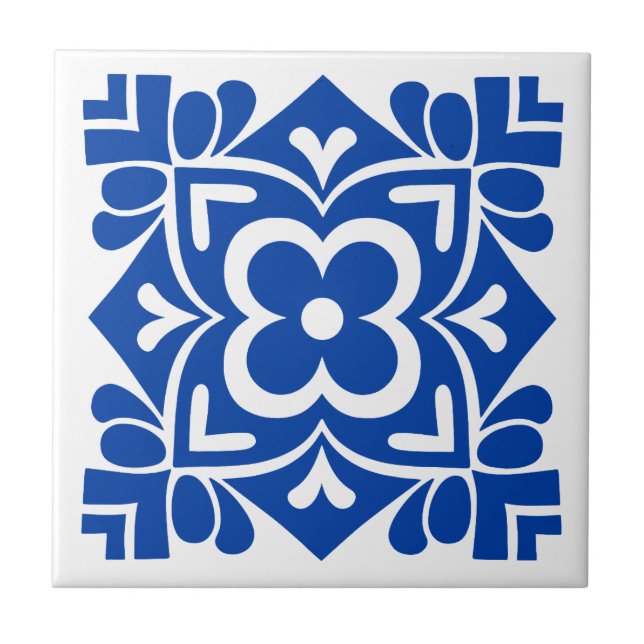 Azulejo Arte Folclórico Florido (Frente)