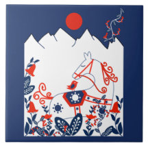 Arte Folclórico Sueco Y Acabado