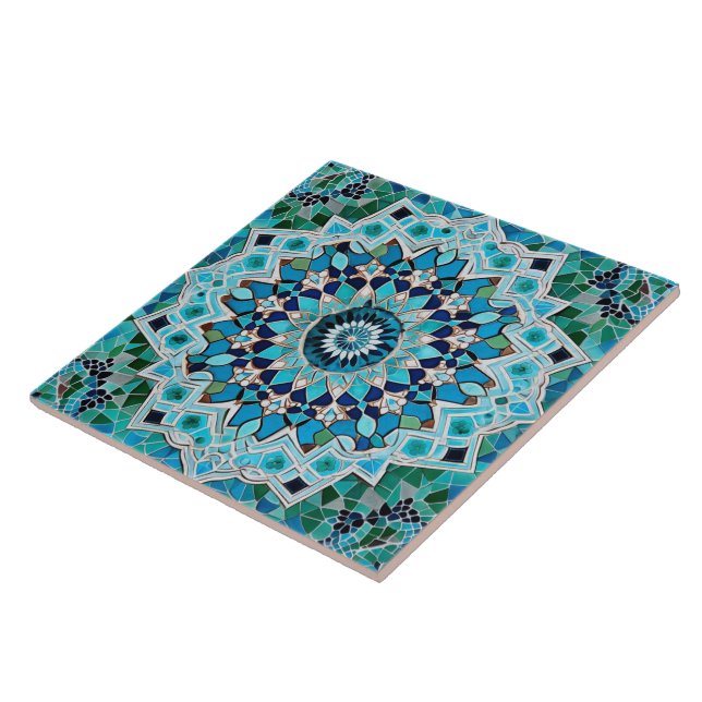 Azulejo Arte fundamental tradicional persa 5 (Lado)
