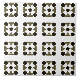 Azulejo Arte geométrico del diamante