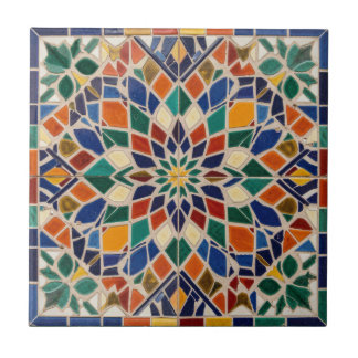 Azulejo Arte Islámico Mosaico Marroquí Decoración Colorida