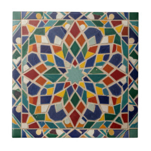 Azulejo Arte Islámico Mosaico Marroquí Decoración Hogareña