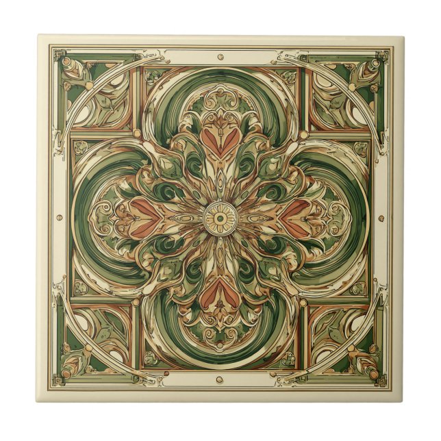 Azulejo Arte Nouveau Alto (Frente)
