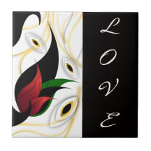 Arte ornamental abstracto negro, dorado, rojo y ve