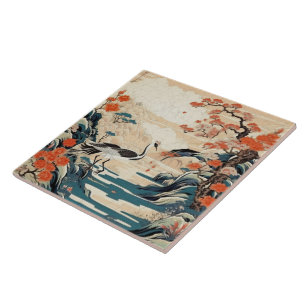 Azulejo Arte Ornamental Tradicional Japonés Kutani 3