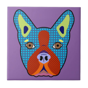 Azulejo Arte pop de Boston Terrier