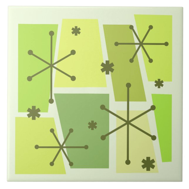 Azulejo Arte pop de la era atómica (Frente)