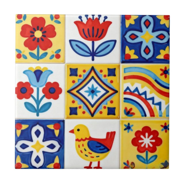 Azulejo Arte Popular (Frente)