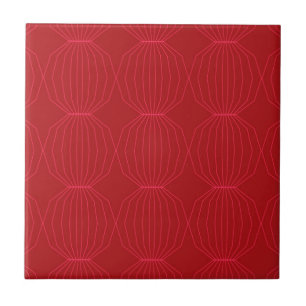 Azulejo Arte rojo, rosa, fresco, único, moderno y decorat