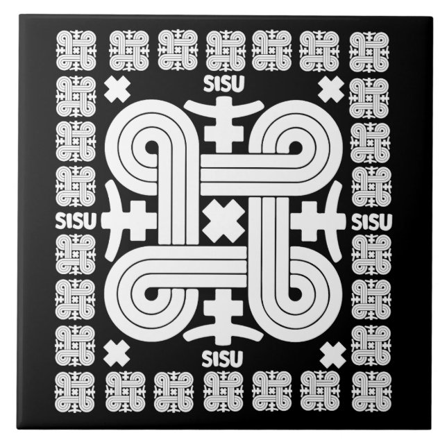 Azulejo Arte Sisu finlandés (Frente)