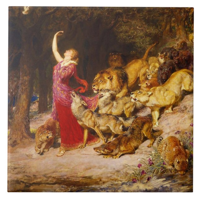 Azulejo Arte victoriano Tile cerámico (Frente)