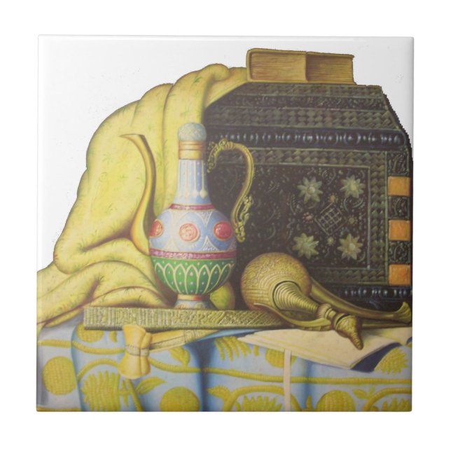 Azulejo Artefactos egipcios: Secretos de los faraones (Frente)