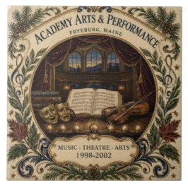 Azulejo Artes de la Academia Personalizadas Actuación Frye