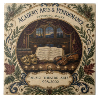Azulejo Artes de la Academia Personalizadas Actuación Frye