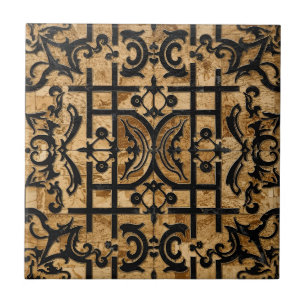 Azulejo Artes y Oficios Vintage Craftsman, estilo Mission 