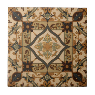 Azulejo Artes y Oficios Vintage Craftsman, estilo Mission