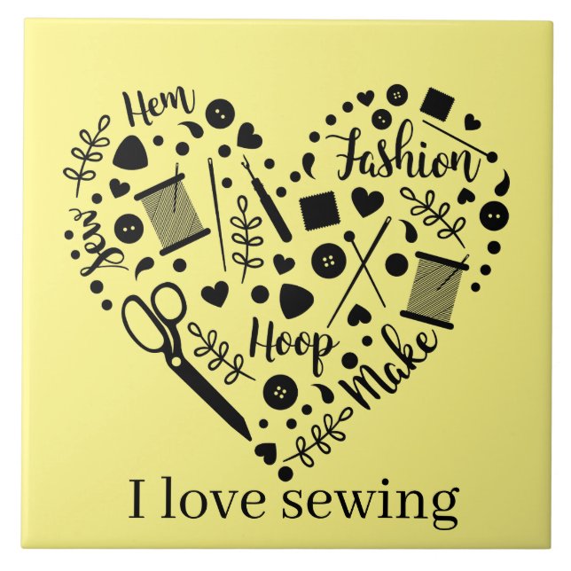 Azulejo artesanía de costura (Frente)