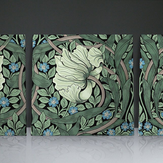 Azulejo Artesanías de William Morris 2/2 impecables (Subido por el creador)