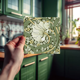 Azulejo Artesanías de William Morris 2/2 impecables