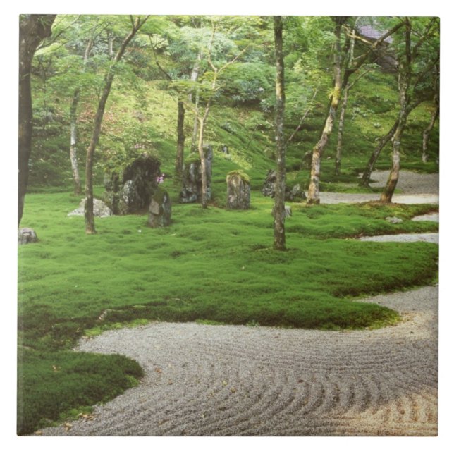 Azulejo Asia, Japón, Fukuoka, Dazaifu, Templo Komyoji (Frente)