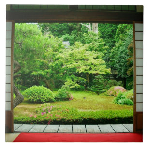 Azulejo Asia, Japón, Kyoto. Jardín Zen 2
