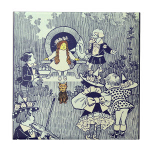 Azulejo Asombroso Mago de Oz, Dorothy Conoce a los Munchki