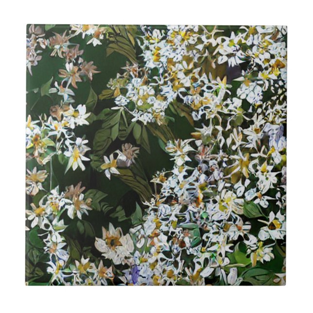 AZULEJO ASTER FLOWERS (Frente)