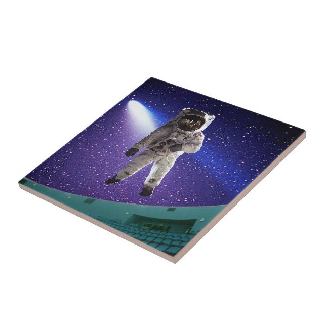 Azulejo Astronauta de mosaico cerámico (Lado)