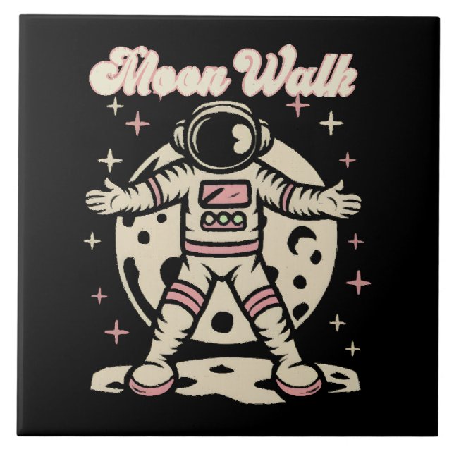 Azulejo Astronauta Paseo Lunar (Frente)