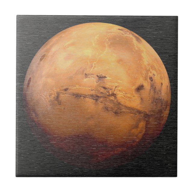 Azulejo Astronomía del planeta Marte cósmico (Frente)