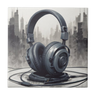 Azulejo Ataque de arte para auriculares