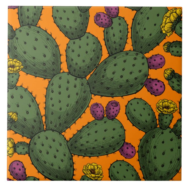 Azulejo Atardecer del desierto (Frente)