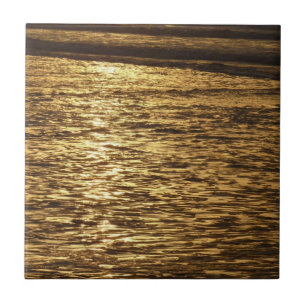 Azulejo Atardecer en California olas océano paisaje marino