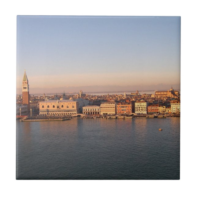 Azulejo Atardecer en Venecia (Frente)