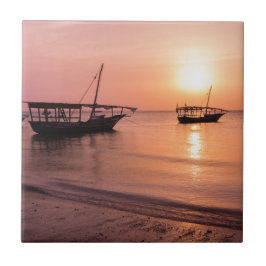 Azulejo Atardecer en Zanzíbar
