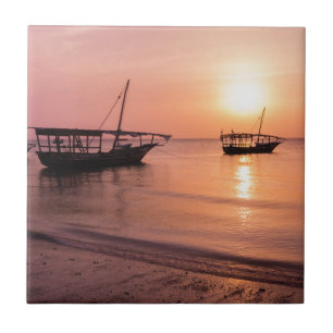 Azulejo Atardecer en Zanzíbar