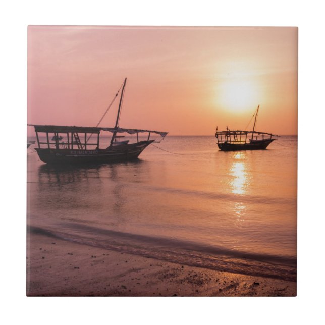Azulejo Atardecer en Zanzíbar (Frente)